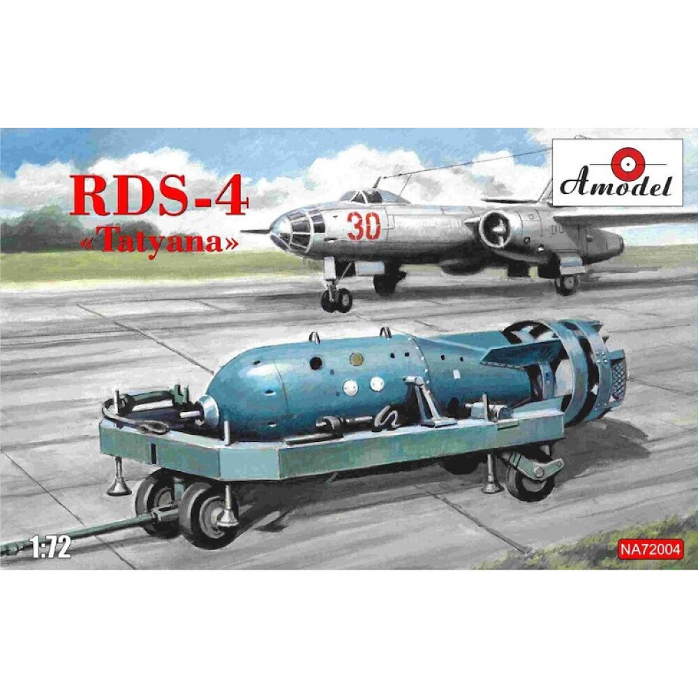 Amodel NA 72004 1/72 Soviet atomic bomb RDS4 "Tatyana" scale model